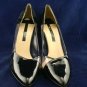 NINE WEST WOMENS BLACK PATENT HIGH HEEL PUMPS 9.5 M