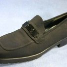 STUART WEITZMAN WOMENS BLACK FABRIC LOAFERS SHOES 7.5 M