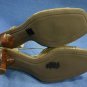 NINE WEST WALLOWO CAMEL LEATHER ANKLE STRAP PUMPS 9 M