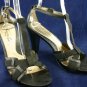 KENNETH COLE BLACK ANKLE STRAP SANDALS PUMPS 8 M MINT