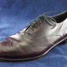VITO PAPOLO BURGUNDY LEATHER WINGTIP OXFORDS 10.5 M EUC
