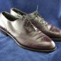 VITO PAPOLO BURGUNDY LEATHER WINGTIP OXFORDS 10.5 M EUC
