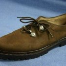 ARA WOMENS GERMAN BROWN NUBUCK OXFORDS SHOES 6.5/9 M