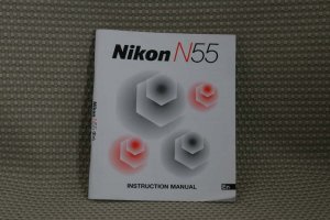 NIKON N55 CAMERA INSTUCTION BOOK OWNERS MANUAL - B308