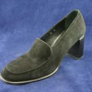 JOAN & DAVID BLACK SUEDE LOAFER STYLE PUMPS 8 M $235