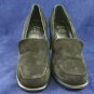 JOAN & DAVID BLACK SUEDE LOAFER STYLE PUMPS 8 M $235