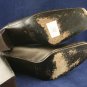 BCBG MAXAZRIA BRONZE LEATHER HIGH HEEL PUMPS 7 B