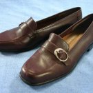 NATURALIZER $69 BURGUNDY LEATHER LOAFERS SHOE 6.5 M NEW