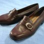 NATURALIZER $69 BURGUNDY LEATHER LOAFERS SHOE 6.5 M NEW