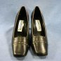 COUP D'ETAT BLACK LEATHER CAP-TOE PUMPS 6.5 M NEW