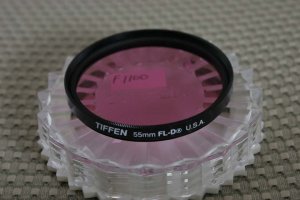 TIFFEN 55mm FLD FL-D FLOURESCENT LENS FILTER F1100 EX++