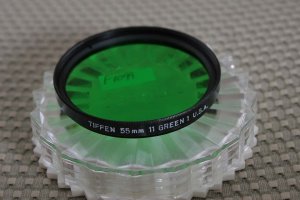 TIFFEN AUTH 55mm 11 GREEN 1 LENS FILTER USA EX+ F1099