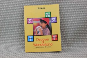 Canon EF Lenses DISCOVER Guide Book Owners Manual B306