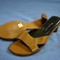 ETIENNE AIGNER WOMENSHARDY BROWN SLIDE SANDAL HEEL 8 M