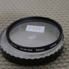 HOYA AUTH 55mm STAR-SIX SCREEN STAR LENS FILTER F989