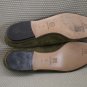 BRUNO MAGLI WOMENS GREEN SUEDE LOW HEEL FLATS 8.5 AA