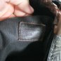 NEIMAN MARCUS BLACK & BRN WOVEN LEATHER HANDBAG ITALY