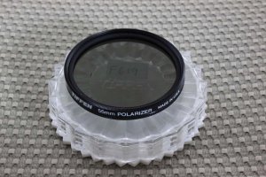 TIFFEN AUTH 55mm PL POLARIZER POLARIZING FILTER F619