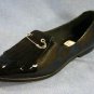 KENNETH COLE WOMENS BLACK PATENT FLATS SHOES 6 B MINT