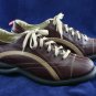 THE WALKING CO WOMENS BURGUNDY LEATHER SHOES 40/9 M EUC