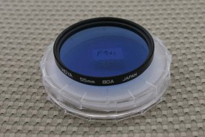 HOYA AUTH 55mm 80A COLOR CORRECTION LENS FILTER F941