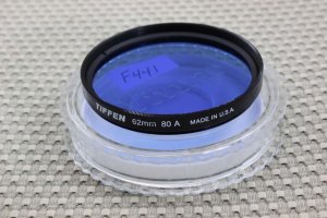 TIFFEN AUTH 62mm 80A COLOR CORRECTION LENS FILTER USA
