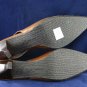 DANI BLACK WOMENS BROWN SLINGBACK TASSEL PUMPS 9.5 M