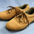 NEW BALANCE WOMENS COMFIT TAN NUBUCK WALKING SHOES 7 B