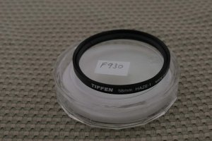 TIFFEN AUTH 58mm HAZE-1 LENS FILTER USA F930