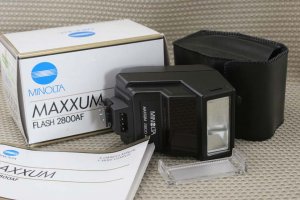 MINOLTA MAXXUM 2800 AF FLASH FOR 5000 7000 9000 MINT