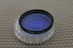 TIFFEN AUTH 52mm 80B blue LENS FILTER F1004