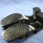 ITALIAN SHOEMAKERS BRN WOVEN LEATHER SLIDE SANDALS 7.5