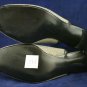 NATURALIZER BLACK & GRAY OPEN TOE SLINGBACK PUMPS 7.5 M