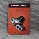 HONEYWELL PENTAX SP 500 OWNERS OPERATING  MANUAL - B197