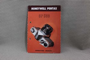 HONEYWELL PENTAX SP 500 OWNERS OPERATING  MANUAL - B197