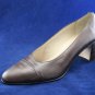 SESTO MEUCCI WOMENS BRN LEATHER MID HEEL PUMPS 8 N $175