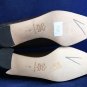 SESTO MEUCCI WOMENS BRN LEATHER MID HEEL PUMPS 8 N $175