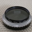 HOYA AUTH 55mm PL POLARIZER POLARIZING LEN FILTER F1165