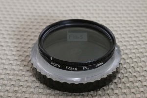 HOYA AUTH 55mm PL POLARIZER POLARIZING LEN FILTER F1165