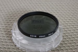 HOYA AUTH 55mm NDX4  NEUTRAL DENSITY LENS FILTER F1163