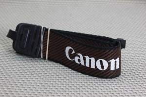 CANON AUTH BROWN WIDE CAMERA STRAP EOS ELAN 7D T1i NEW