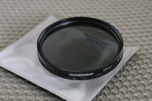 QUANTARAY 58mm CIRCULAR PL POLARIZER LENS FILTER F1053