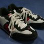 DC WOMENS WHITE GRAY PINK LEATHER SKATE SHOES 9.5 M