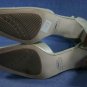 CARESSA PEARL GOLD LEATHER ANKLE STRAP PUMPS 7 M