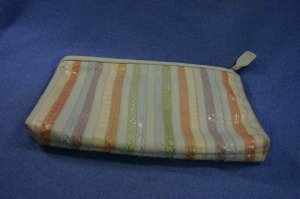 ANNE KLEIN CALDERON PASTEL SNAKESKIN BAG CLUTCH HANDBAG