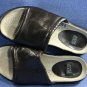ANNE KLEIN BROWN LEATHER FLAT SLIDE SANDALS 6 M