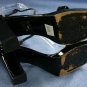 ANNE KLEIN BLACK PATENT ANKLE STRAP PLATFORM SANDAL 8.5