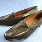EASY SPIRIT WOMENS BROWN LEATHER LOW HEEL PUMPS 12 B