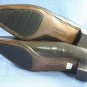 EASY SPIRIT WOMENS BROWN LEATHER LOW HEEL PUMPS 12 B