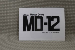 NIKON MD-12  MOTOR DRIVEI NSTUCTION OWNERS MANUAL B227